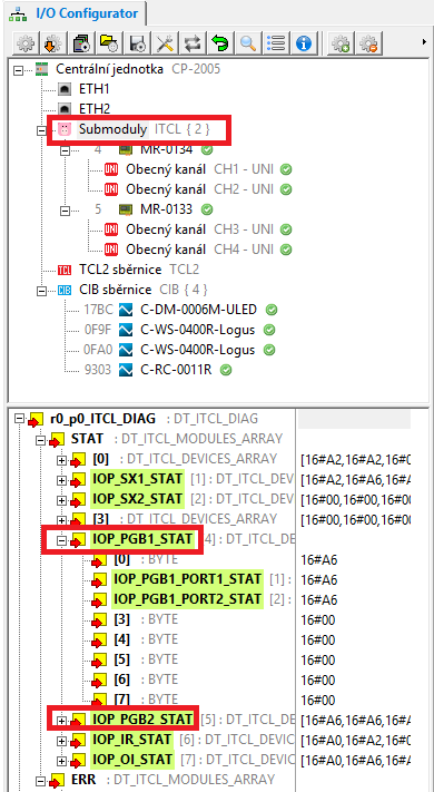 Serial Submodule Status